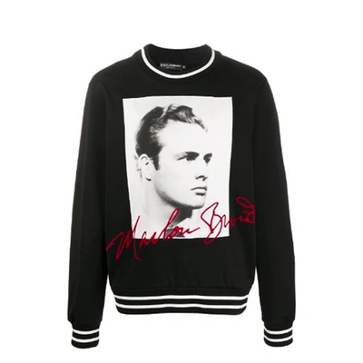 Dolce & Gabbana Marlon Brando Sweatshirt In Black