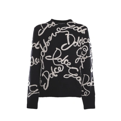 Dolce & Gabbana Wool And C Mere Logo Sweater