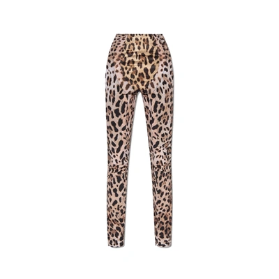 DOLCE & GABBANA DOLCE & GABBANA X KIM LEOPARD PANTS