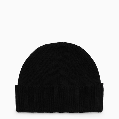 Drumohr Black Cashmere Bonnet