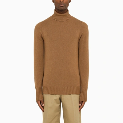 DRUMOHR DRUMOHR CAMEL WOOL TURTLENECK