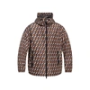 Dsquared2 Allover Logo Printed Windbreaker Jacket