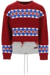 DSQUARED2 DSQUARED2 CANADIAN HYBRID SWEATER