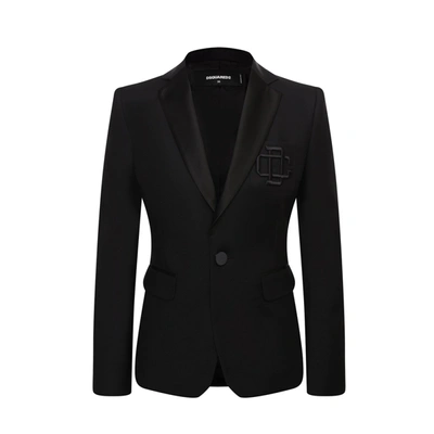 Dsquared2 Single Breasted Jacket In Black