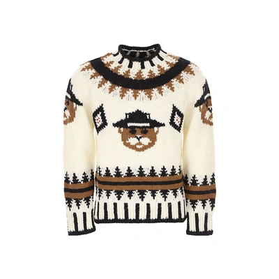 DSQUARED2 DSQUARED2 WOOL PRINTED SWEATER
