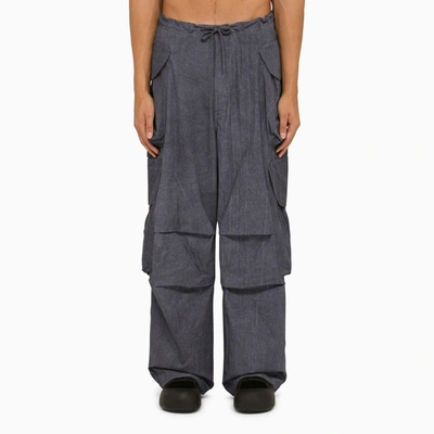 Entire Studios Ink Cargo Trousers In Blue
