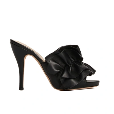 Fabiana Filippi Heel Mules In Black