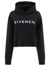 GIVENCHY GIVENCHY GIVENCHY CROPPED HOODIE