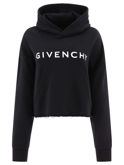 GIVENCHY GIVENCHY GIVENCHY CROPPED HOODIE