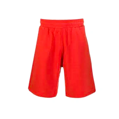 Givenchy Logo Track Shorts In Red
