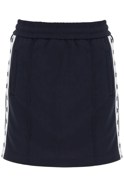 GOLDEN GOOSE GOLDEN GOOSE SPORTY SKIRT WITH CONTRASTING SIDE BANDS