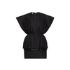 Gucci Pleated Wool Mini Dress
