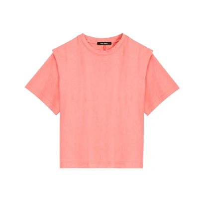 Isabel Marant Étoile Zelitos Cotton T-shirt In Pink