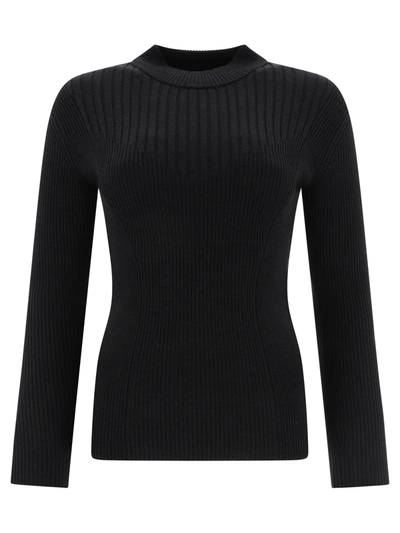 Isabel Marant Ickaria Ribbed Sweater In Black