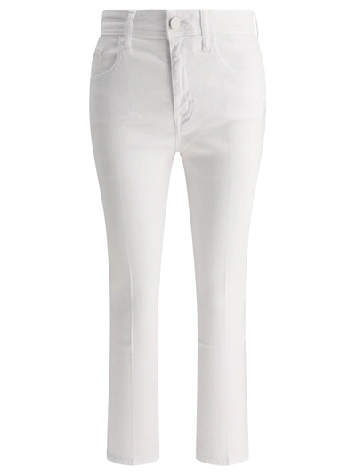 Jacob Cohen Pant 5t Crop.flare H/waist Victoria In White