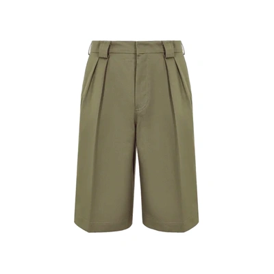 Jacquemus Cotton Shorts In Brown