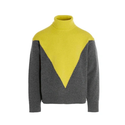 Jil Sander Wool And Cashmere Pullover In Multicolor