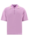 KAPITAL KAPITAL ZIP UP POLO SHIRT