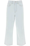 KENZO KENZO 'SUMIRE' CROPPED JEANS WITH WIDE LEG