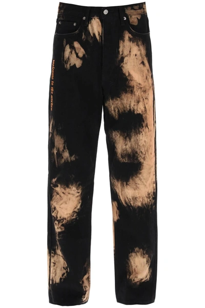 Ksubi Black Anti K Hellfire Jeans In Multi-colored