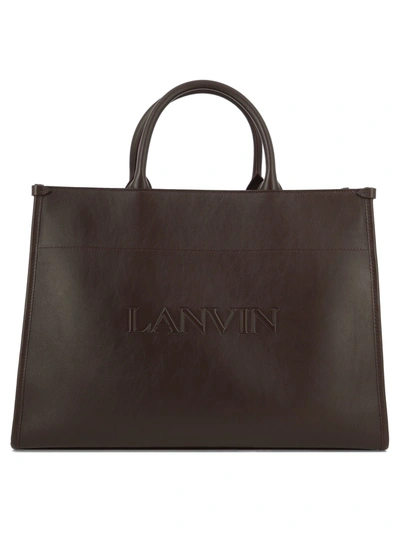Lanvin Mm Tote Bag In Red