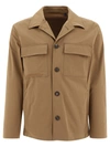 Lardini Overshirt With Breast Pockets Jackets Brown