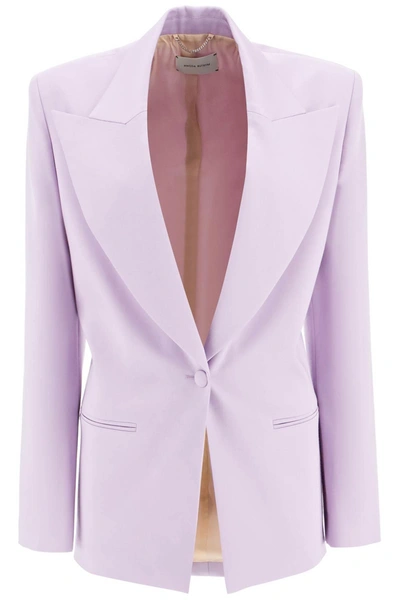 Magda Butrym Blazer Jacket In Purple