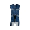 MAISON MARGIELA MAISON MARGIELA PATCHWORK DENIM GILET