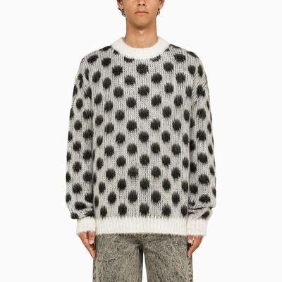 MARNI MARNI POLKA DOT CREW NECK JUMPER