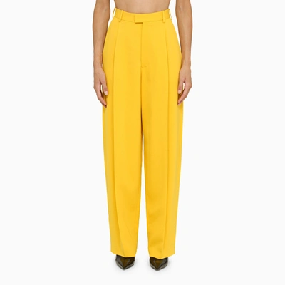 Marni Yellow Viscose Baggy Trousers