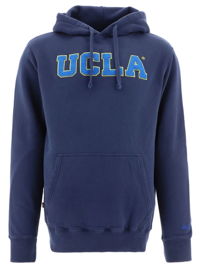 Mc2 Saint Barth Ucla Terry Hoodie In Blue