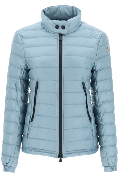 Moncler High-neck Padded Jacket In Blue