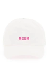 MSGM MSGM FLUO LOGO BASEBALL CAP