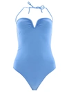 Nanushka Blue Brissa One-piece Swimsuit
