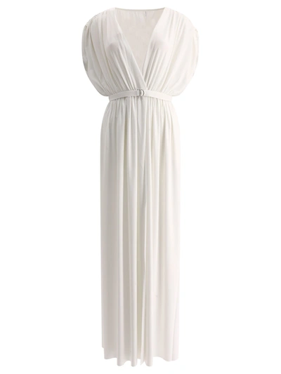 Norma Kamali Athena Gown In White