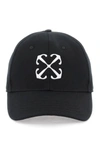 OFF-WHITE OFF WHITE BASEBALL CAP WITH EMBROIDERY