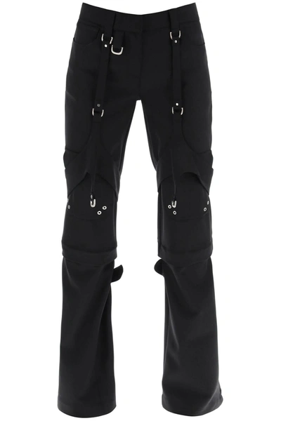 OFF-WHITE OFF WHITE CARGO PANTS IN WOOL BLEND