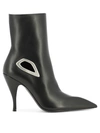Off-white Crescent Ankle Boots