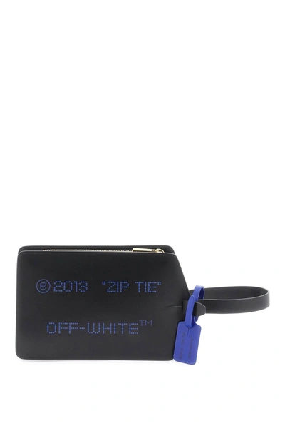 OFF-WHITE OFF WHITE ZIP TIE CLUTCH