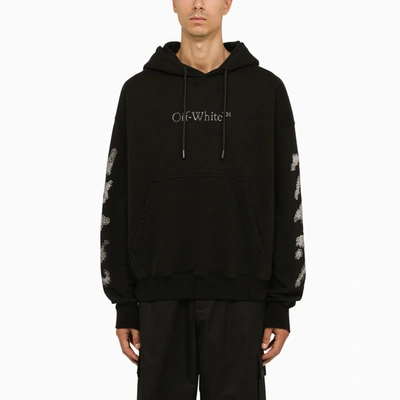 OFF-WHITE OFF WHITE™ BLACK LOGOED HOODIE