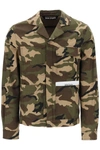 PALM ANGELS PALM ANGELS CAMOUFLAGE COTTON WORK JACKET