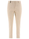 PESERICO PESERICO CIGARETTE CROPPED TROUSERS