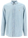 Polo Ralph Lauren Cotton Chambray Button-down Shirt In Blue