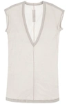 Rick Owens Dylan Maxi T-shirt With V Neck