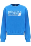 SPORTY AND RICH SPORTY RICH FITNESS MOTION CREW NECK SWEATSHIRT