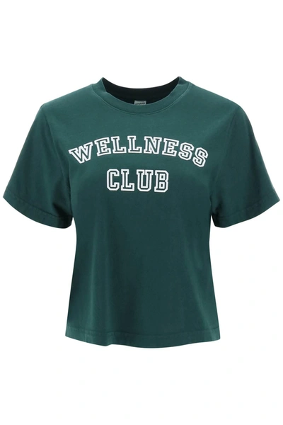 SPORTY AND RICH SPORTY RICH WELLNESS CLUB CROPPED T SHIRT