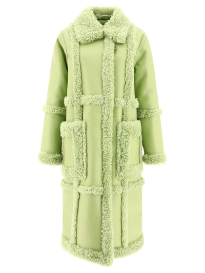 Stand Studio Coat  Woman In 57020sage Green/sage Green