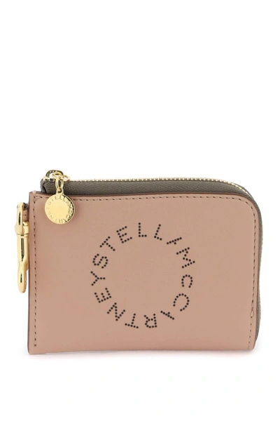 Stella Mccartney Logo Card Holder In Mixed Colours