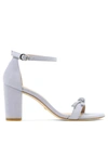 Stuart Weitzman Nearlynude Sw Bow Sandals Purple