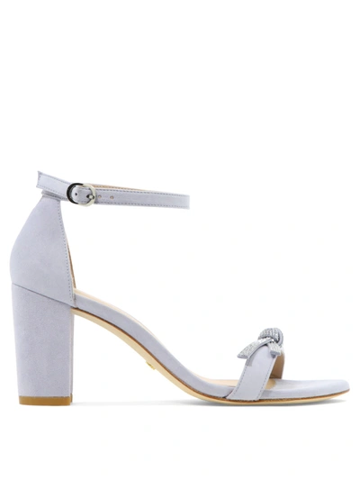 Stuart Weitzman Nearlynude Sw Bow Sandals Purple In Purple
